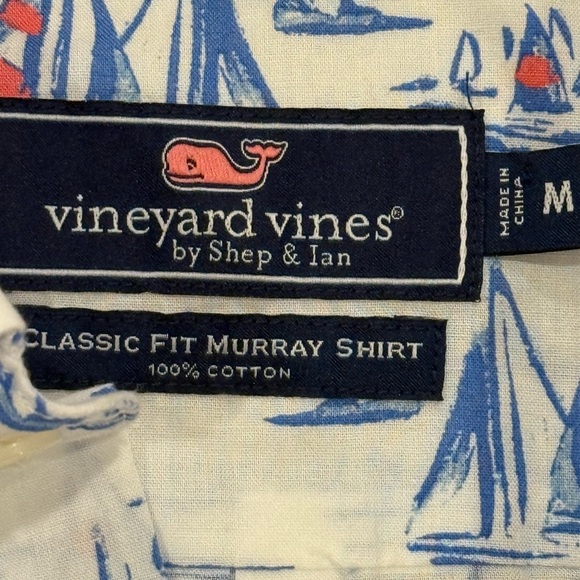 VINEYARD VINES  Print Men's Shirt - Picture 2 of 3